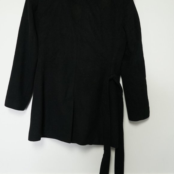 Calvin Klein Black Trench Coat - Picture 2 of 4